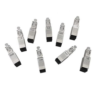 Attenuator Serat Optik Tipe Tetap, Koneksi Cepat UPC SC Attenuator Pria Ke Wanita
