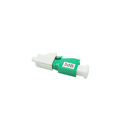 Mode Tunggal 3dB APC LC Serat Optik Attenuator Plug Type 1310/1550nm Panjang Gelombang