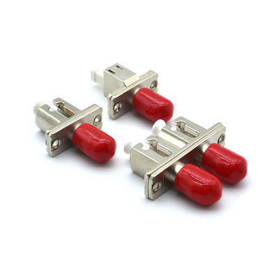 Flange Fixed Serat Optik Attenuator LC-ST SM MM SX DX 0-30dB Standar IEC