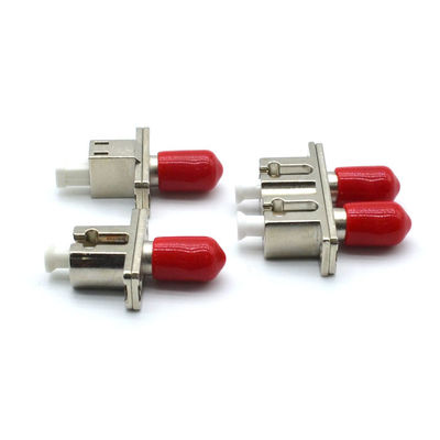 Flange Fixed Serat Optik Attenuator LC-ST SM MM SX DX 0-30dB Standar IEC