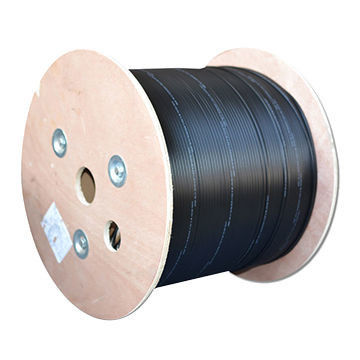 12 Cores Steel Wire Kabel Kabel Patch Serat Optik Udara Mandiri Untuk Outdoor