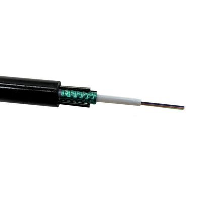 12 Cores Steel Wire Kabel Kabel Patch Serat Optik Udara Mandiri Untuk Outdoor
