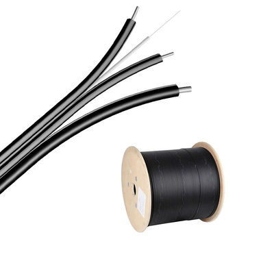 Kawat Utusan Baja Luar FRP, Kabel Serat Optik Inti G657 FTTH 2 4 1 1
