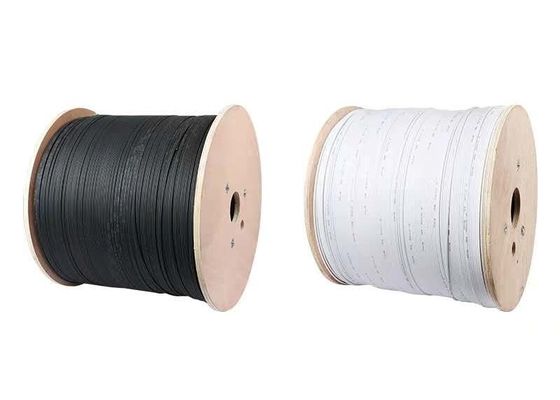 Kawat Utusan Baja Luar FRP, Kabel Serat Optik Inti G657 FTTH 2 4 1 1