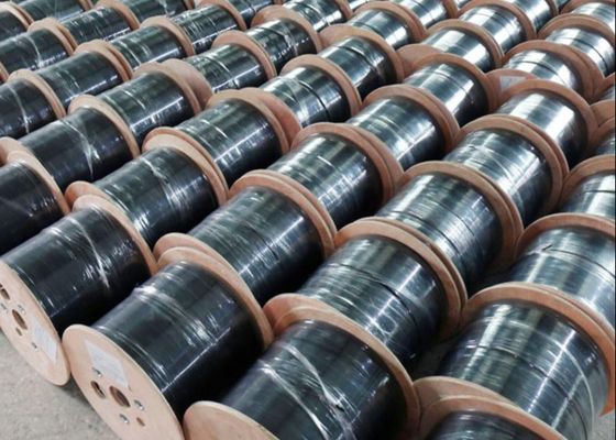 Kawat Utusan Baja Luar FRP, Kabel Serat Optik Inti G657 FTTH 2 4 1 1