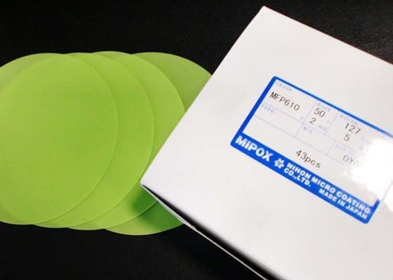 Mipox Serat Optik pemolesan Tools Lapping Film Fleksibilitas Tinggi 127mm Untuk Mesin Poles