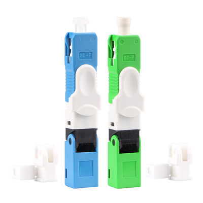 9/125μM Single Mode G652D Serat Optik Fast Penyambungs Untuk Kabel Drop FTTH