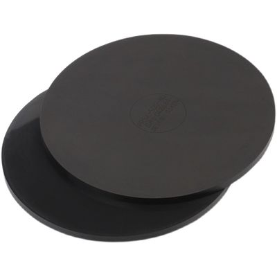 ROHS Compliant Serat Optik pemolesan Tools Karet Kaca pemolesan Pad Hitam