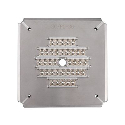 High Density Fiber Optic Polishing Jig, 36 Port FC APC Connector Polishing Holder
