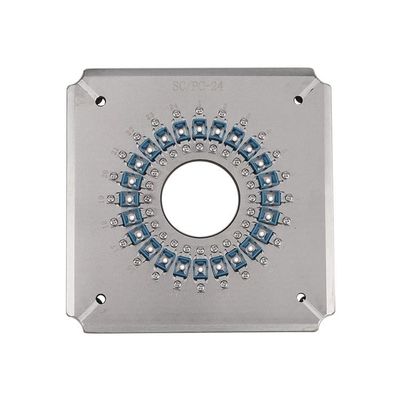 24 Pelabuhan SC UPC Penyambung pemolesan Fitting Berjoget Heat Treated Untuk Serat Polandiaer