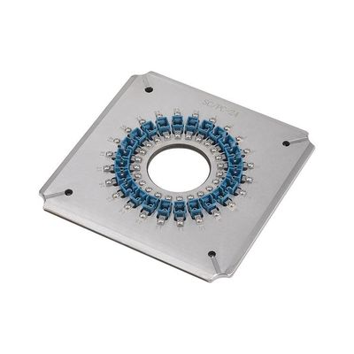 24 Pelabuhan SC UPC Penyambung pemolesan Fitting Berjoget Heat Treated Untuk Serat Polandiaer
