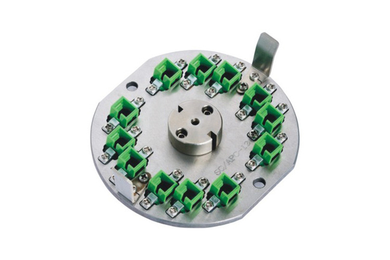 SC APC Round Fiber Optic Polishing Fixture baja tahan karat S136