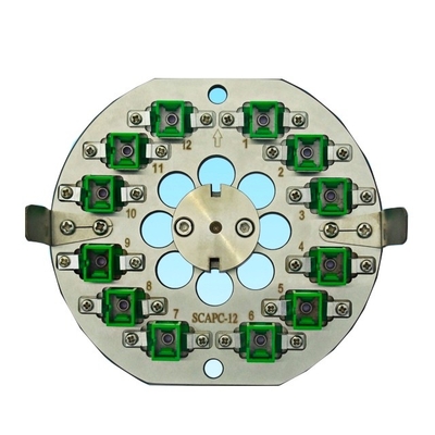 SC APC Round Fiber Optic Polishing Fixture baja tahan karat S136