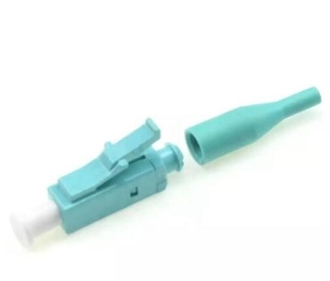 LC 0.9 Konektor Kabel Patch Serat OM4 OM3 SM MM Kehilangan Penyisipan Rendah